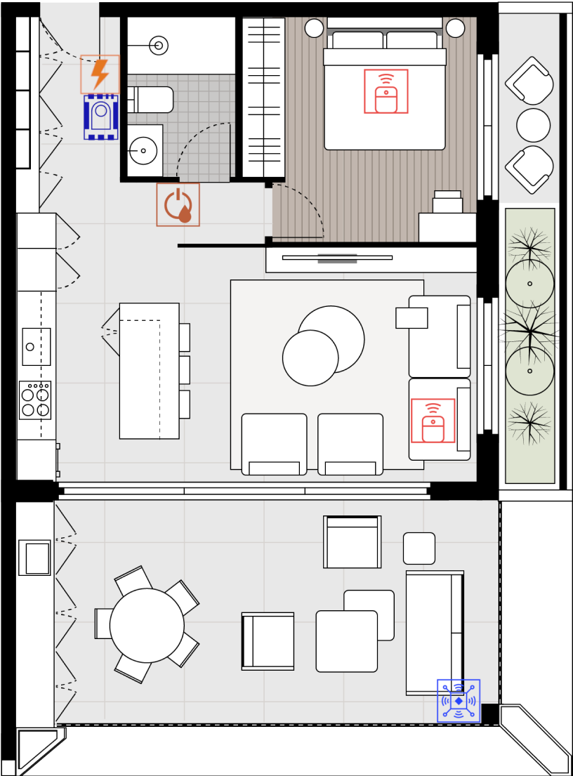 first bedroom plan of starter package