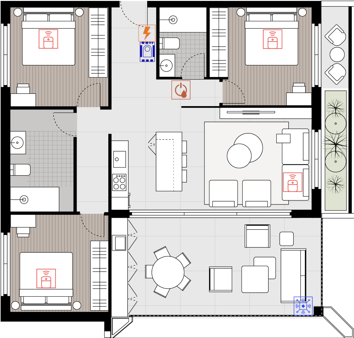 third bedroom plan of starter package