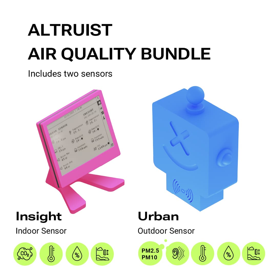 Altruist Air Quality Sensors with Installation & Setup
