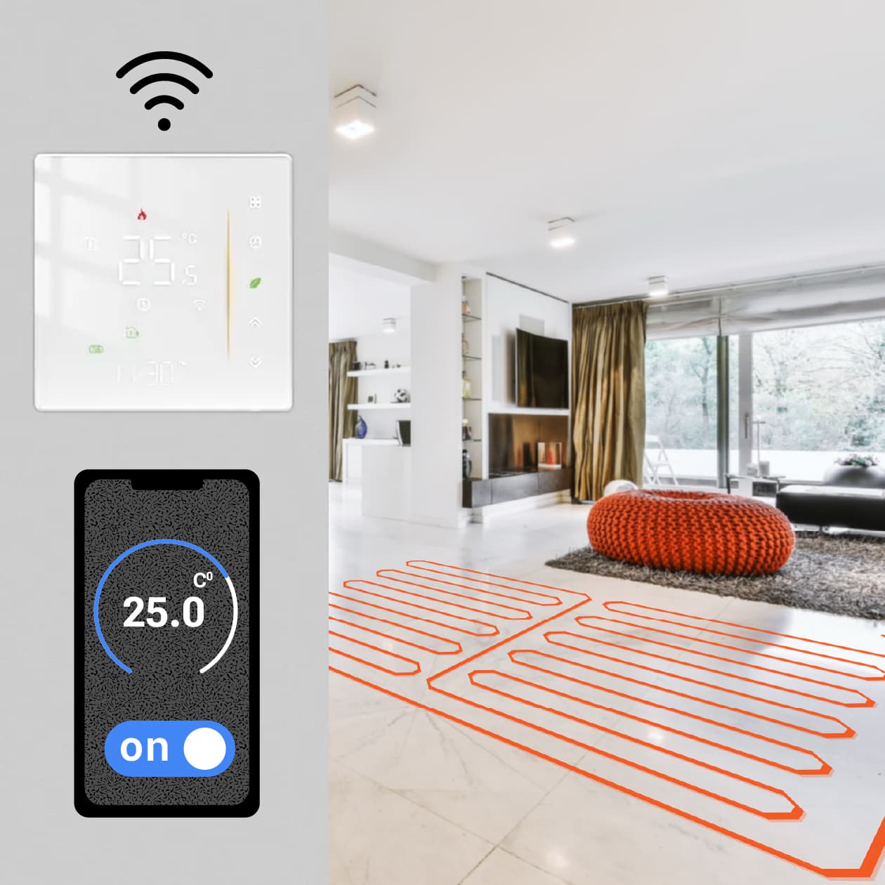 Electrical Underfloor Thermostat Upgrade