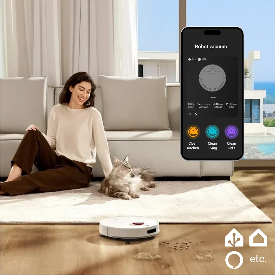 Smart Robot Vacuum with Installation & Automation