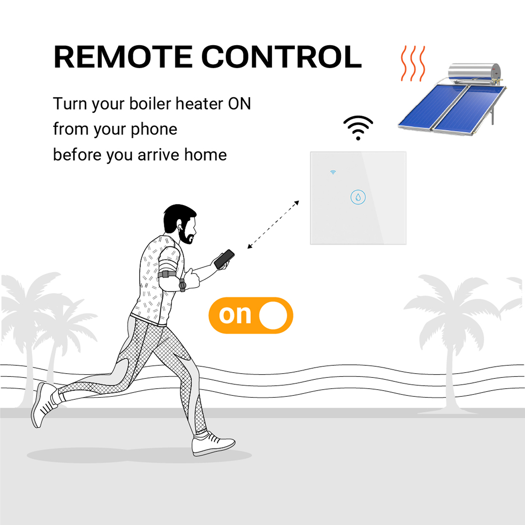 Smart hot water control